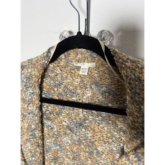 Cato Chunky Brown Boucle Open Knit Slouchy Cardigan Sweater Women's 18 W / 20W - Picture 4 of 7